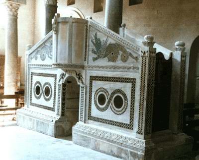 12th-century ambo, Ravello Cathedral, Italy