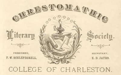 Poster for Charleston Chrestomathic society