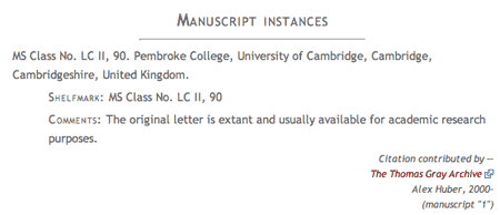 Sample manuscript citation