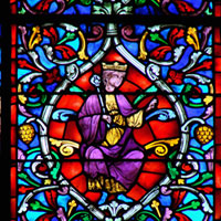 Tree of Jesse detail from Reims cathedral